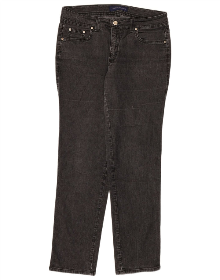 Damskie proste dżinsy Trussardi W31 L30 szare