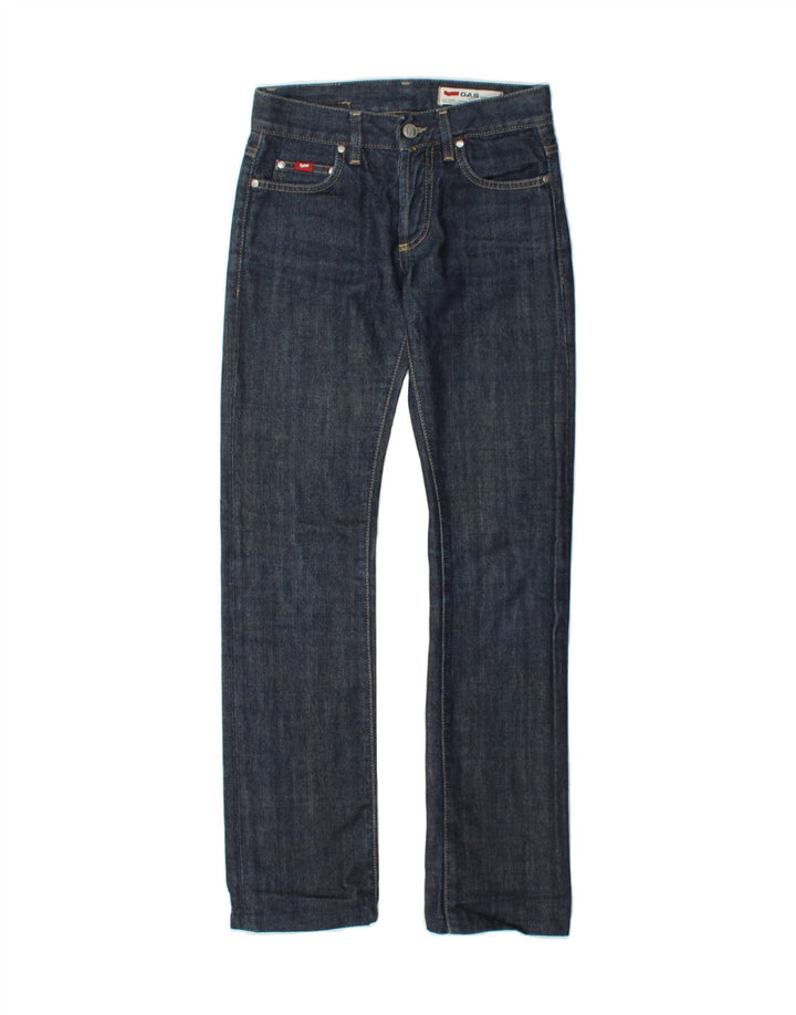 GAS Mens Straight Jeans W24 L30 Navy Blue Cotton Vintage Gas and Second-Hand Gas from Messina Hembry 