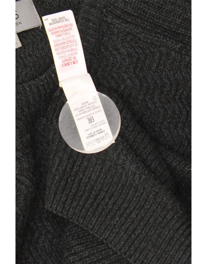 Marks & Spencer Męski sweter z okrągłym dekoltem XL, szary, nakrapiany akryl
