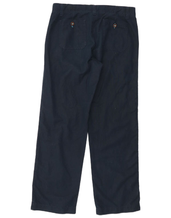 Spodnie damskie Boden Straight Chino W32 L30 Granatowa bawełna