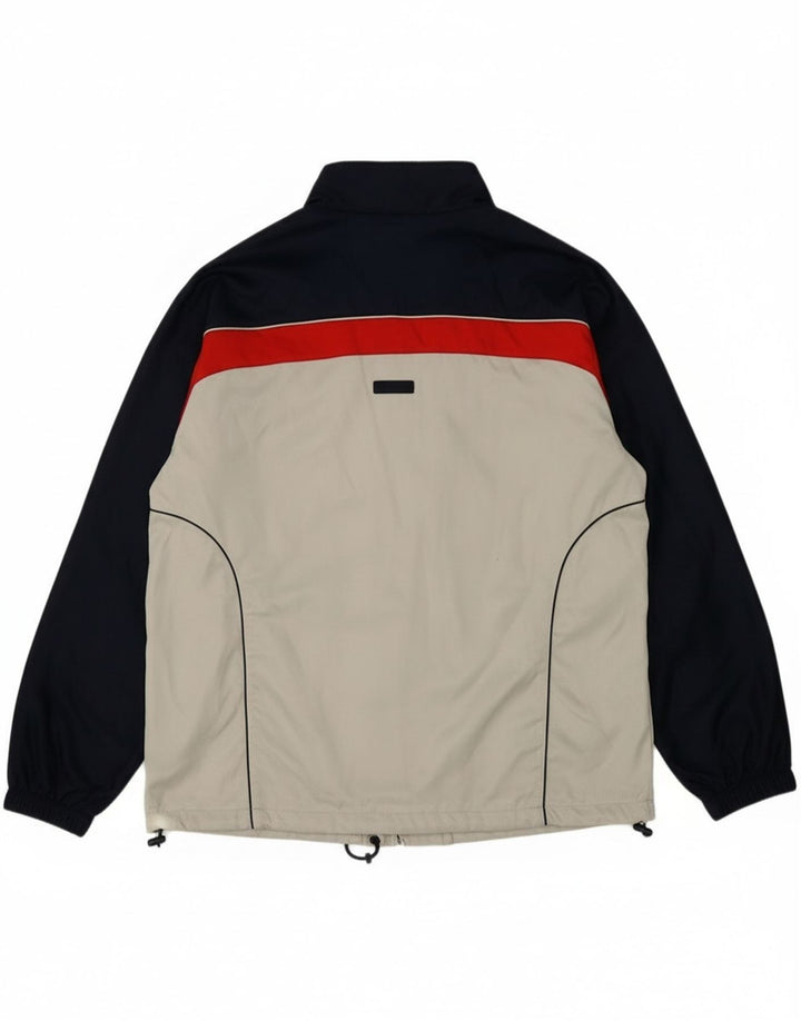 Męska kurtka dresowa Asics 2XL Szary poliester z blokami kolorów