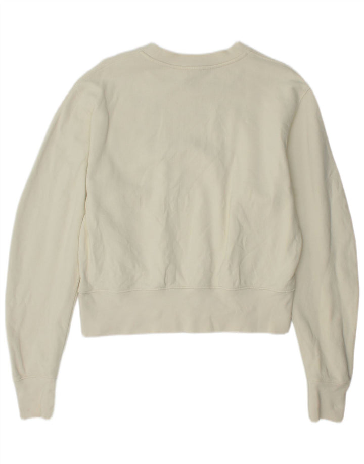 Cos Damski sweter oversize UK 10, mały, złamanej bieli, bawełniany