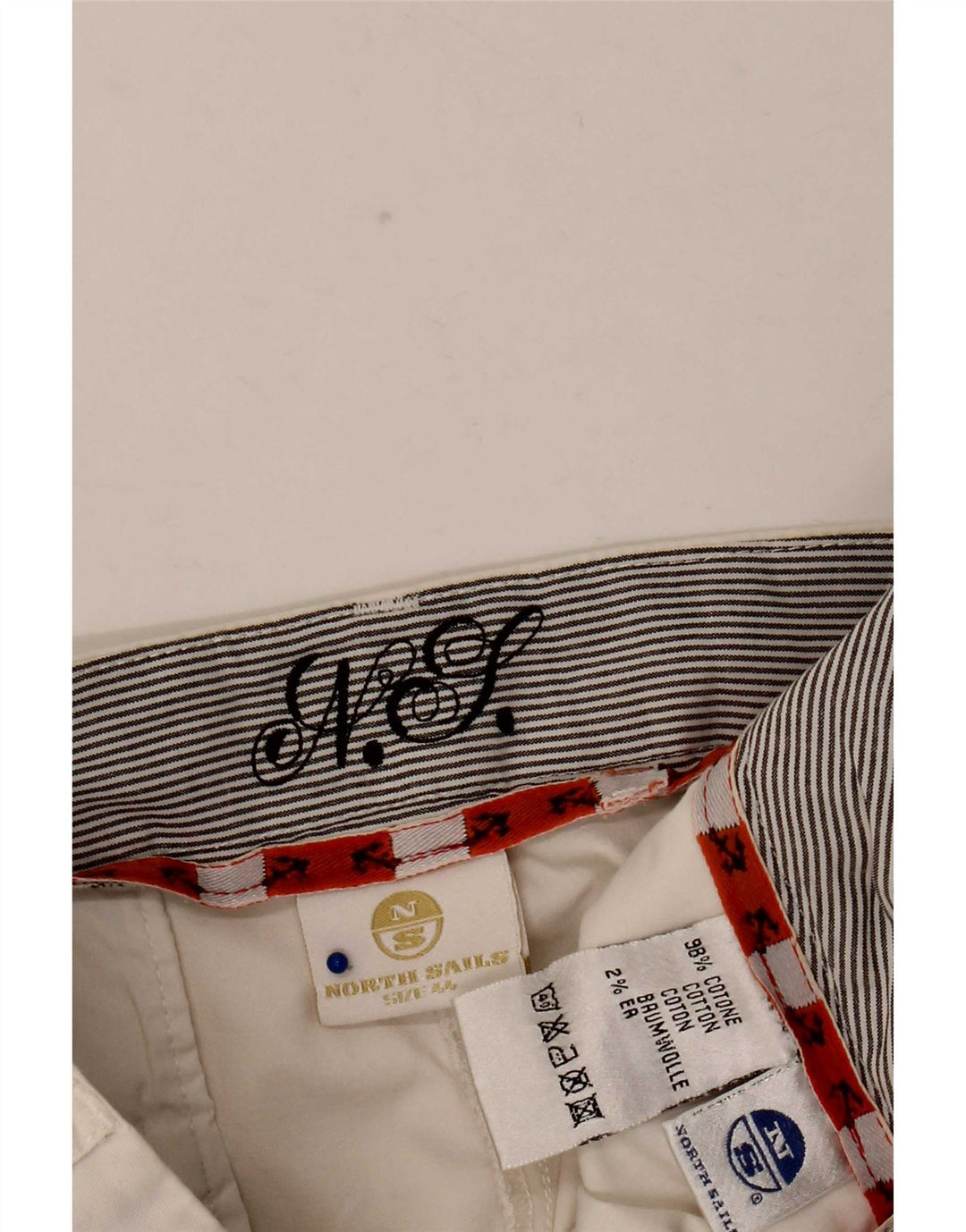 Spodnie damskie North Sails Straight Chino IT 44 Medium W32 L25 Białe