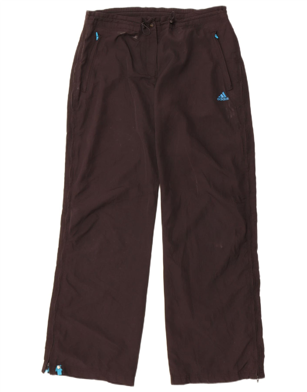 Damskie spodnie dresowe Adidas Clima Proof UK 14, średni czarny poliester