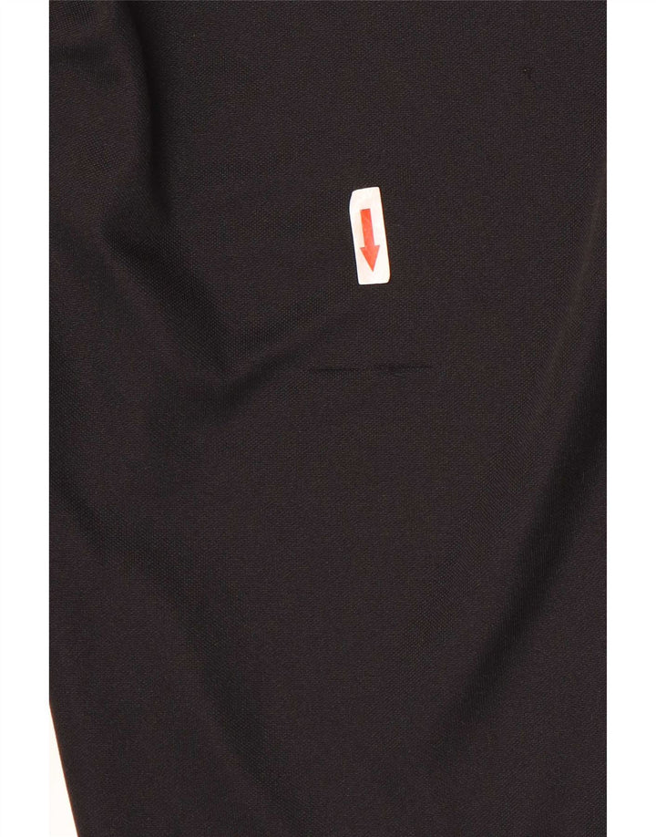 Damskie spodnie dresowe Adidas UK 16/18, duże, czarne, poliestrowe