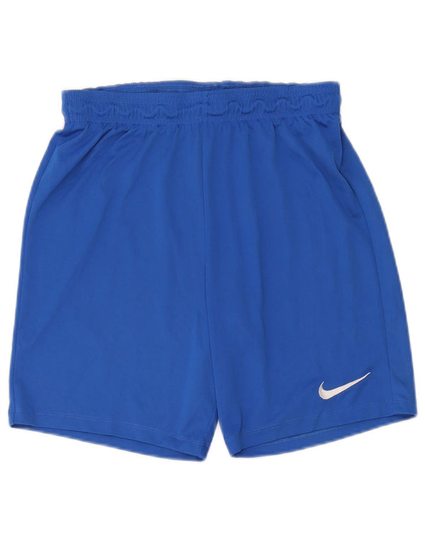 Damskie spodenki sportowe Nike Dri Fit UK 14, średni niebieski, poliester