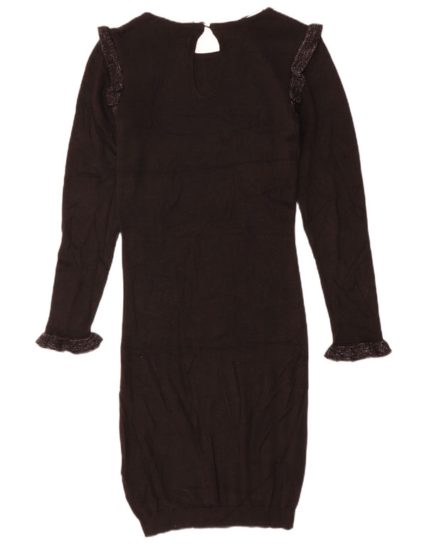 Damska sukienka sweterkowa LIPSY UK 8 Small, czarna wiskoza