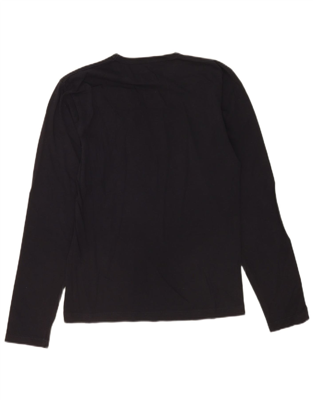 Męski top graficzny Helly Hansen z długim rękawem, mały, czarny