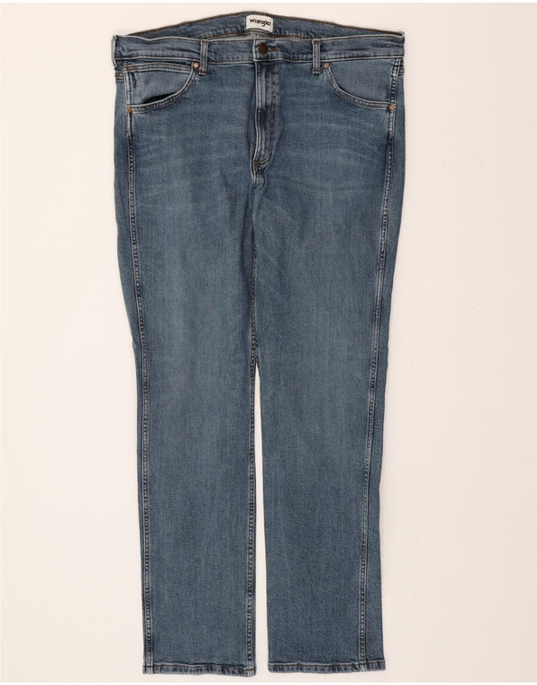 Męskie jeansy WRANGLER Greensboro W40 L34, niebieskie, bawełniane