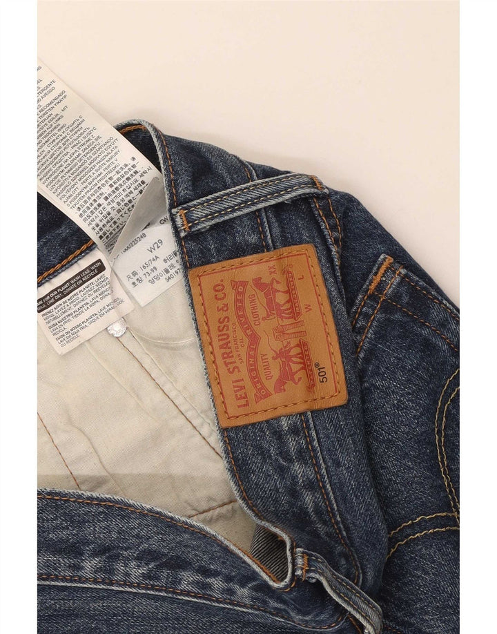 Damskie spodnie dżinsowe Levi's W29 Średni niebieski, bawełniany