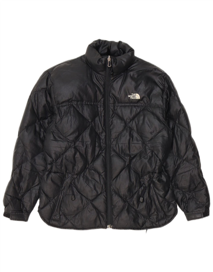 Wyściełana kurtka dziewczęca The North Face na 11–12 lat, duża, czarna, poliestrowa