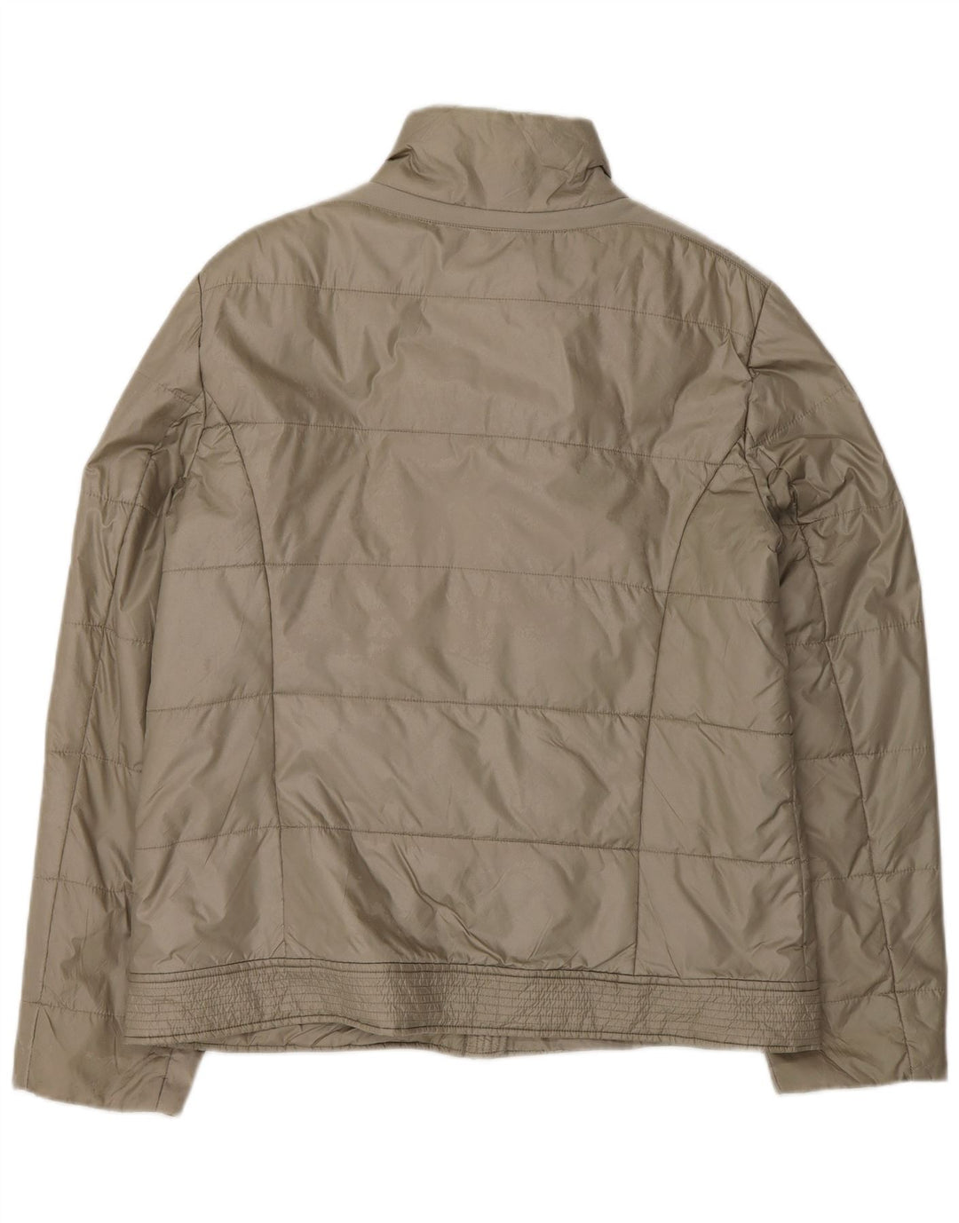 Damska kurtka wyściełana Geox Respira UK 14, duża, szary poliamid