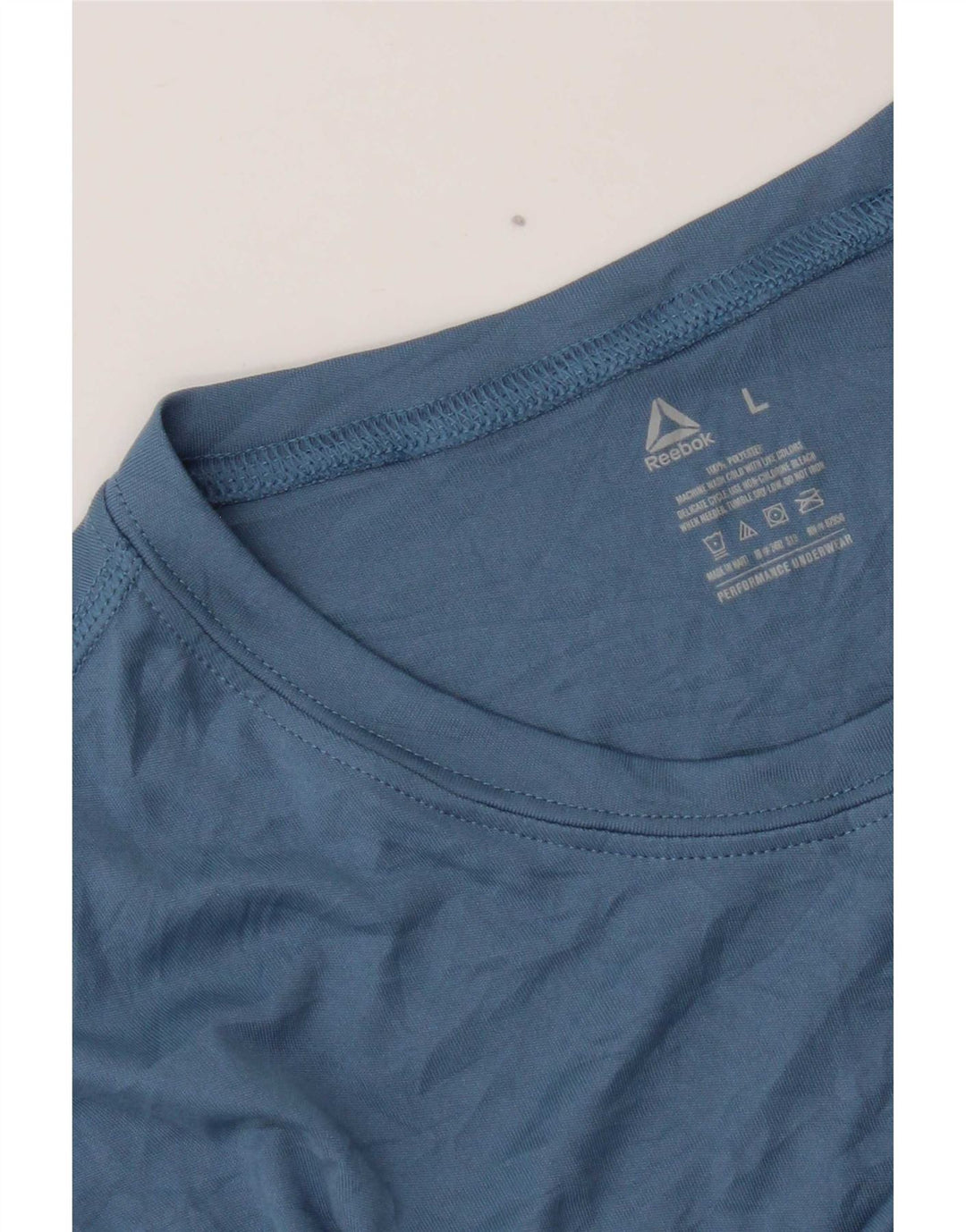 T-shirt męski Reebok, duży, niebieski, poliester