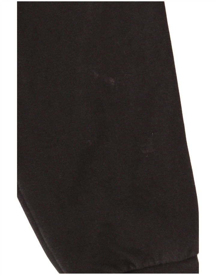 Adidas Męska bluza z grafiką, duża, czarna, bawełniana