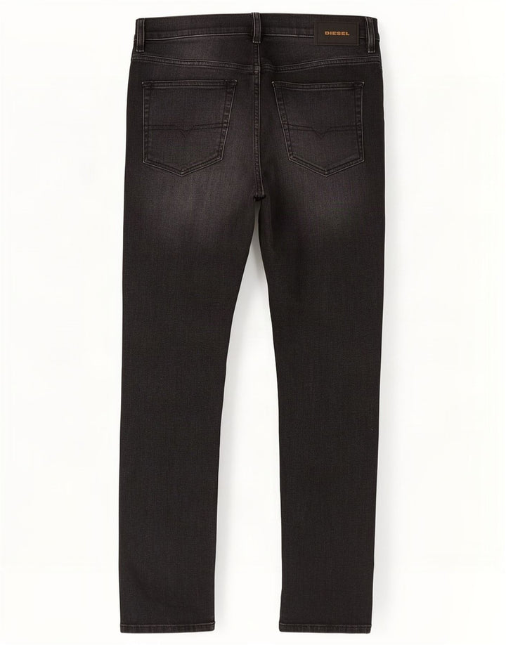 Męskie jeansy Diesel Slim W32 L30 Szara bawełna