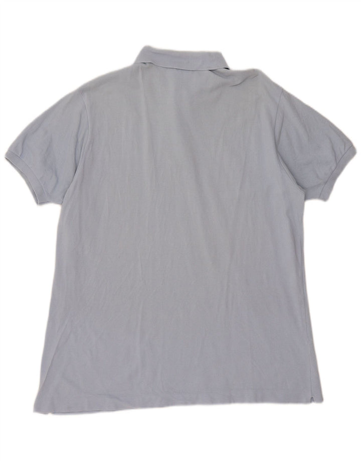 Męska koszulka polo LACOSTE Rozmiar 7 2XL Niebieska, bawełniana