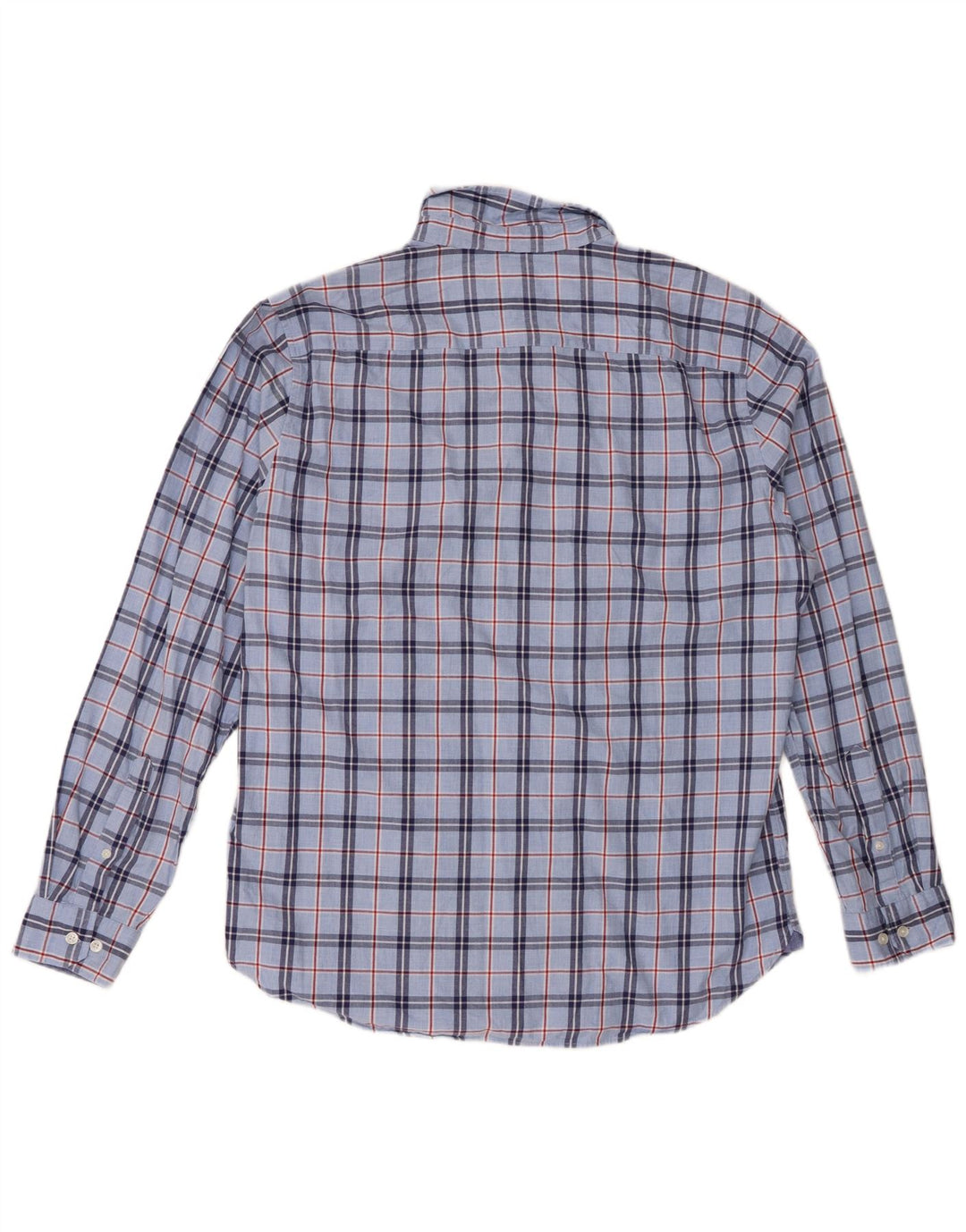 Crew Clothing Męska koszula flanelowa slim fit XL w niebieską kratkę, bawełniana
