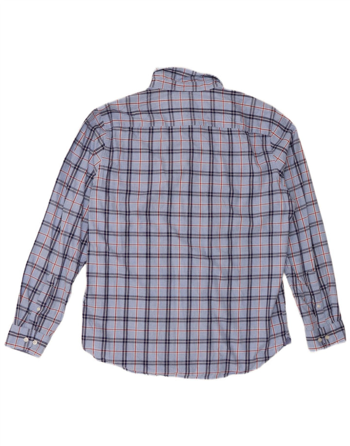 Crew Clothing Męska koszula flanelowa slim fit XL w niebieską kratkę, bawełniana