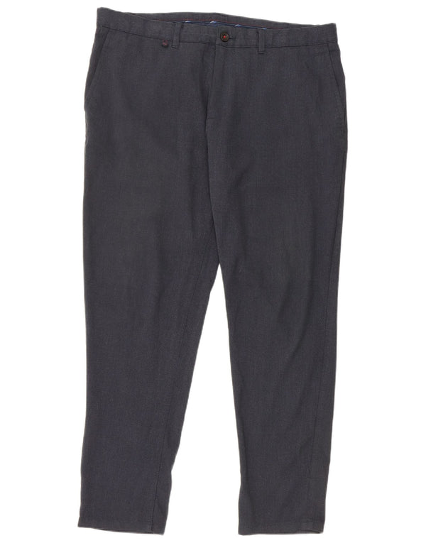 Spodnie męskie Zara Slim Chino EU 44 Large W34 L28 Granatowe