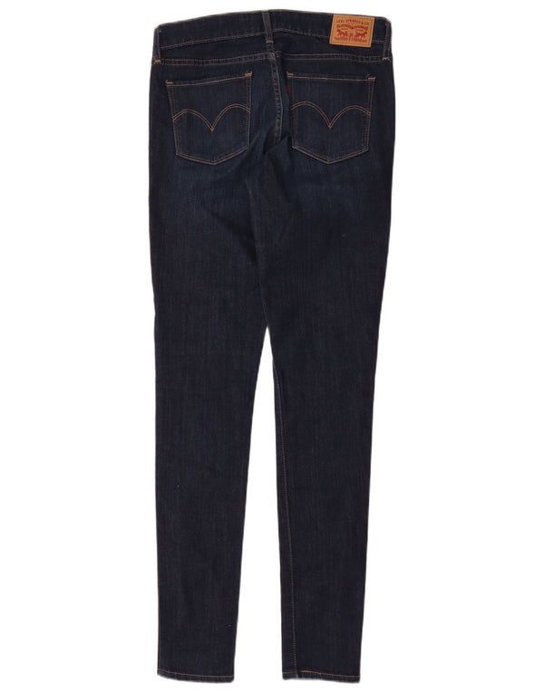Damskie jeansy Levi's 711 Skinny W27 L31 Granatowa bawełna