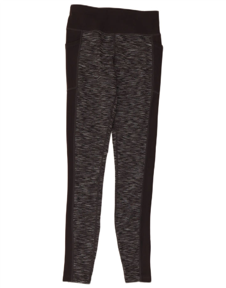 Damskie legginsy Mountain Warehouse UK 8, małe, czarne, poliestrowe plamki