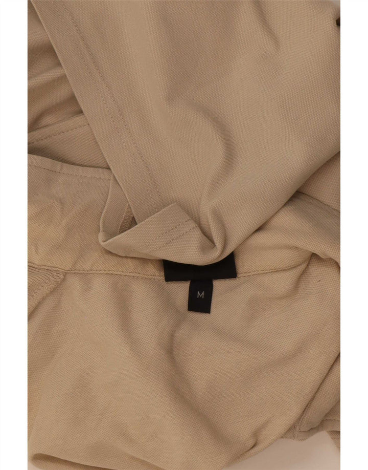 Męska koszulka polo Trussardi w kolorze średniego beżu, bawełniana