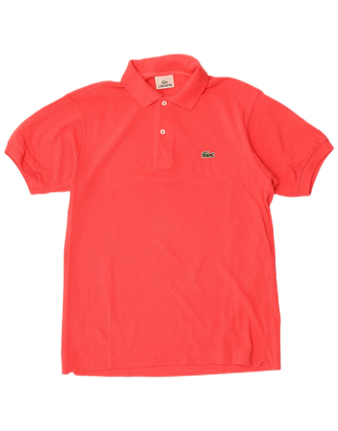 Męska koszulka polo Lacoste, rozmiar 3, mała, czerwona, bawełniana
