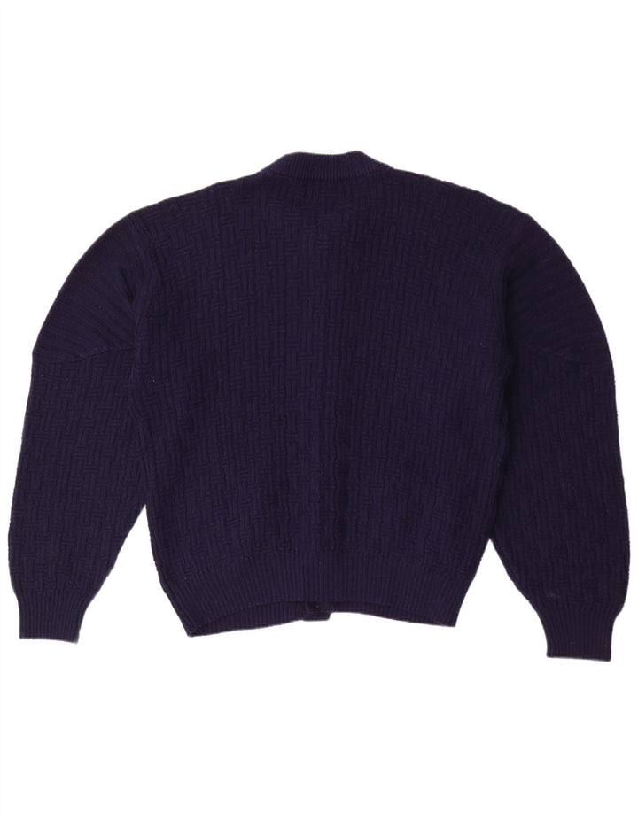 Męski sweter rozpinany Niki Line, duży, granatowy