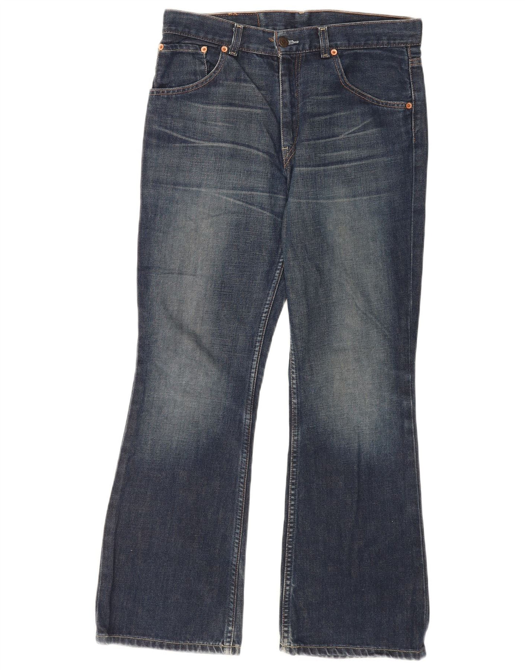 Męskie jeansy Levi's 525 Bootcut W32 L30 Niebieska bawełna