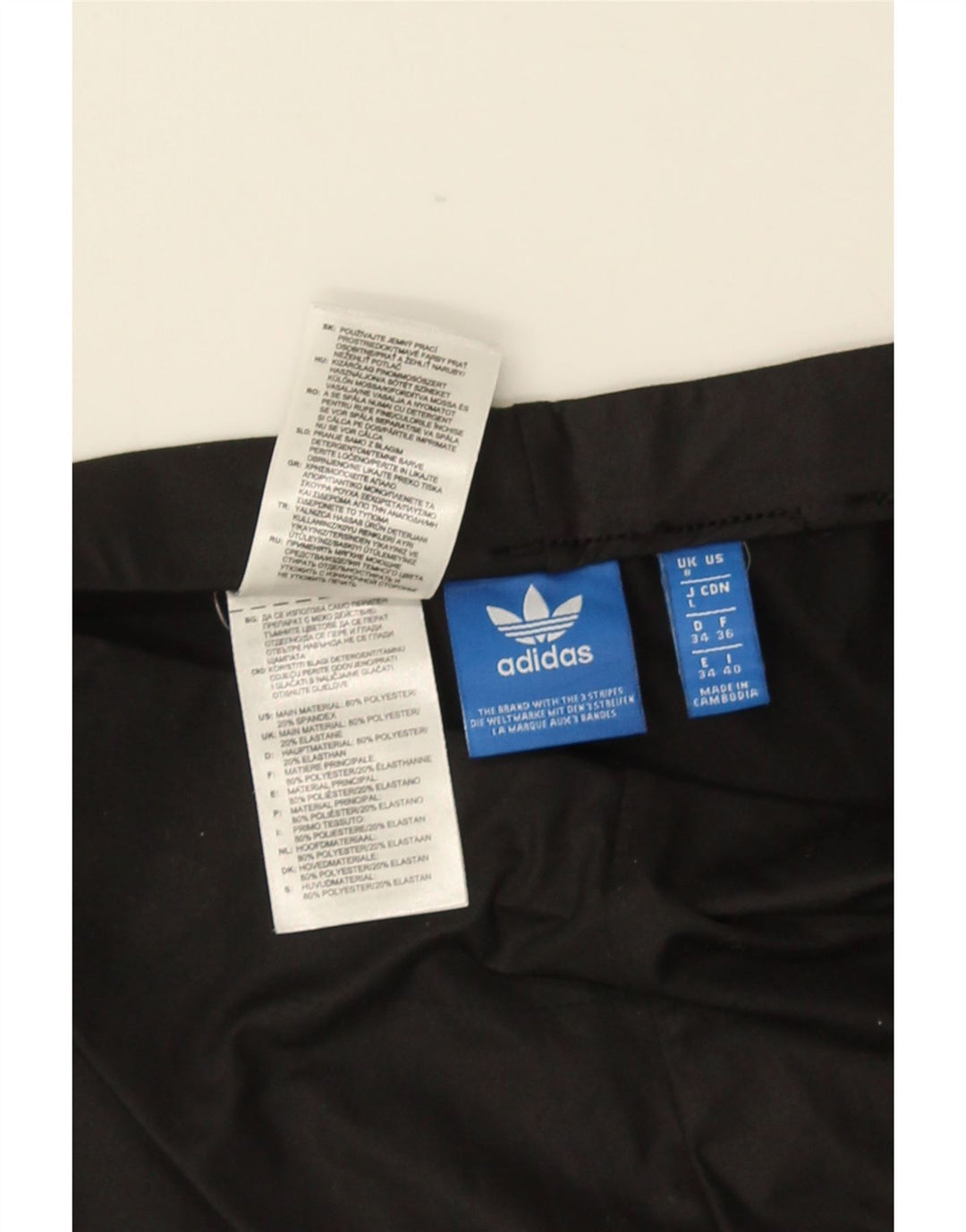Legginsy damskie ADIDAS UK 8, małe, czarne, poliestrowe