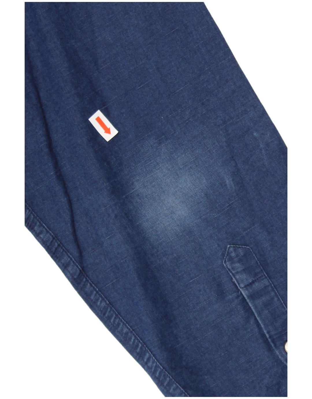 SUPERDRY Męska koszula dżinsowa o regularnym kroju 3XL, granatowa, bawełniana