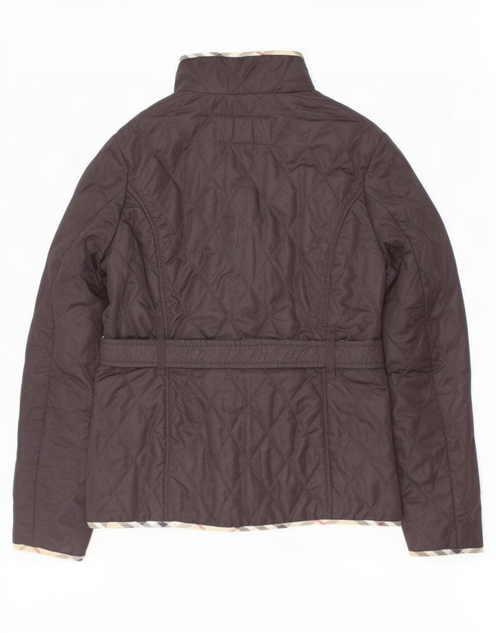 Pikowana kurtka dziewczęca Burberry 11-12 lat, czarna, poliester