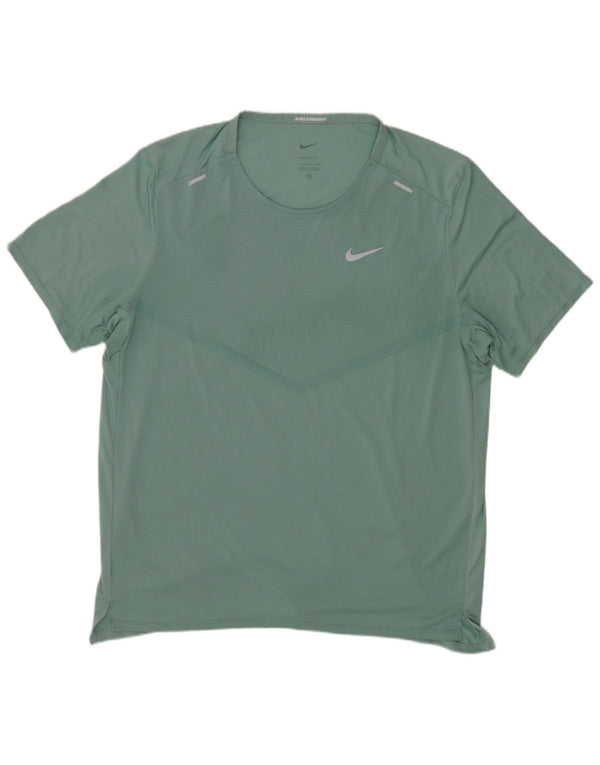Męski T-shirt Nike Dri Fit, duży, zielony