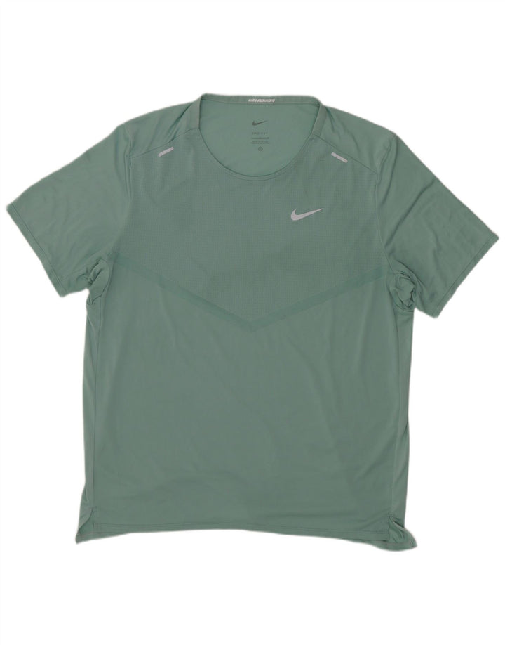 Męski T-shirt Nike Dri Fit, duży, zielony