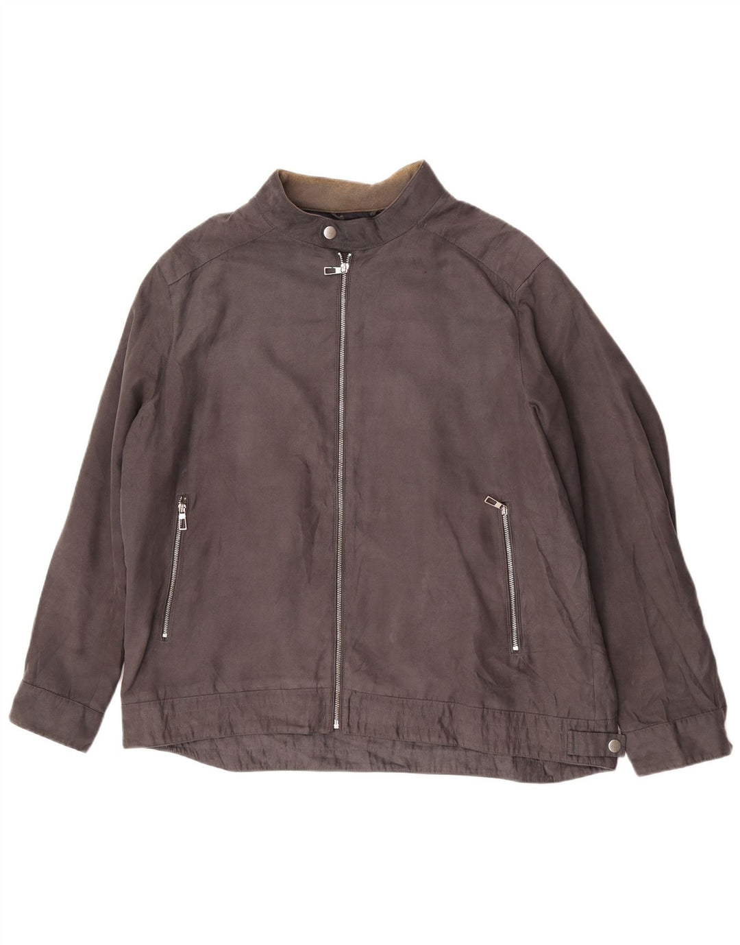 Męska kurtka bomber Marks & Spencer UK 46 3XL, szary poliester