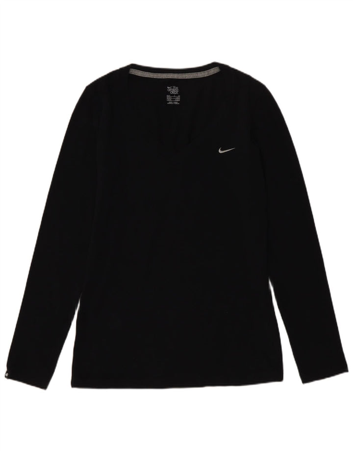 Damska koszulka Nike z długim rękawem, UK 8/10, mała czarna