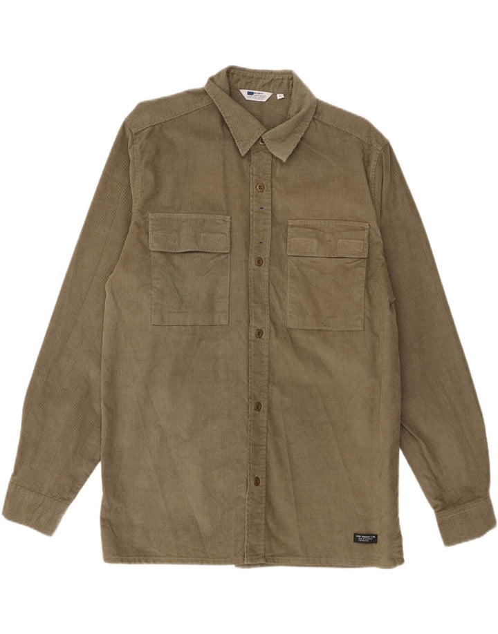 Męska koszula sztruksowa Levi's, duża, bawełniana w kolorze khaki
