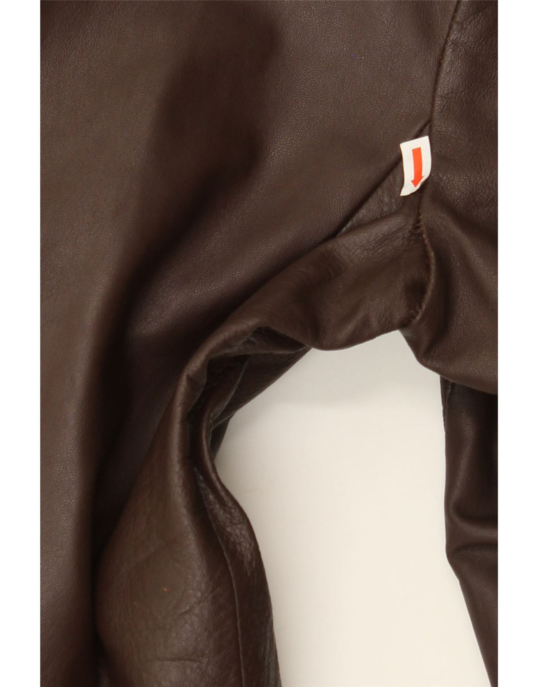 VINTAGE Womens 1 Button Leather Blazer Jacket IT 48 XL Brown Vintage Vintage and Second-Hand Vintage from Messina Hembry 