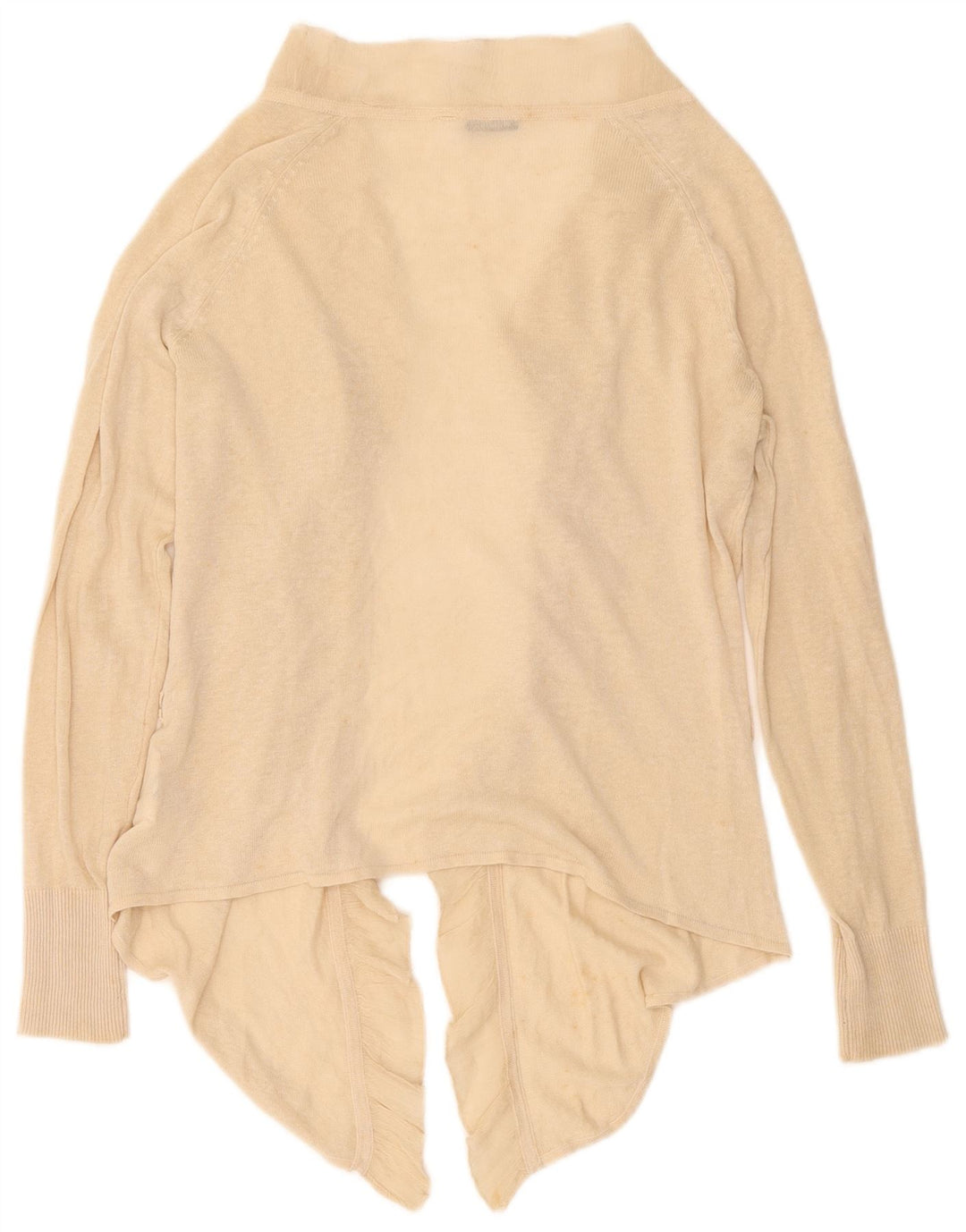 Sweter damski Marella z otwartym kardiganem UK 10 Small Beige Linen