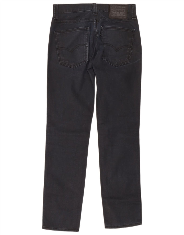 Męskie jeansy Levi's 511 Slim W28 L32 Granatowa bawełna