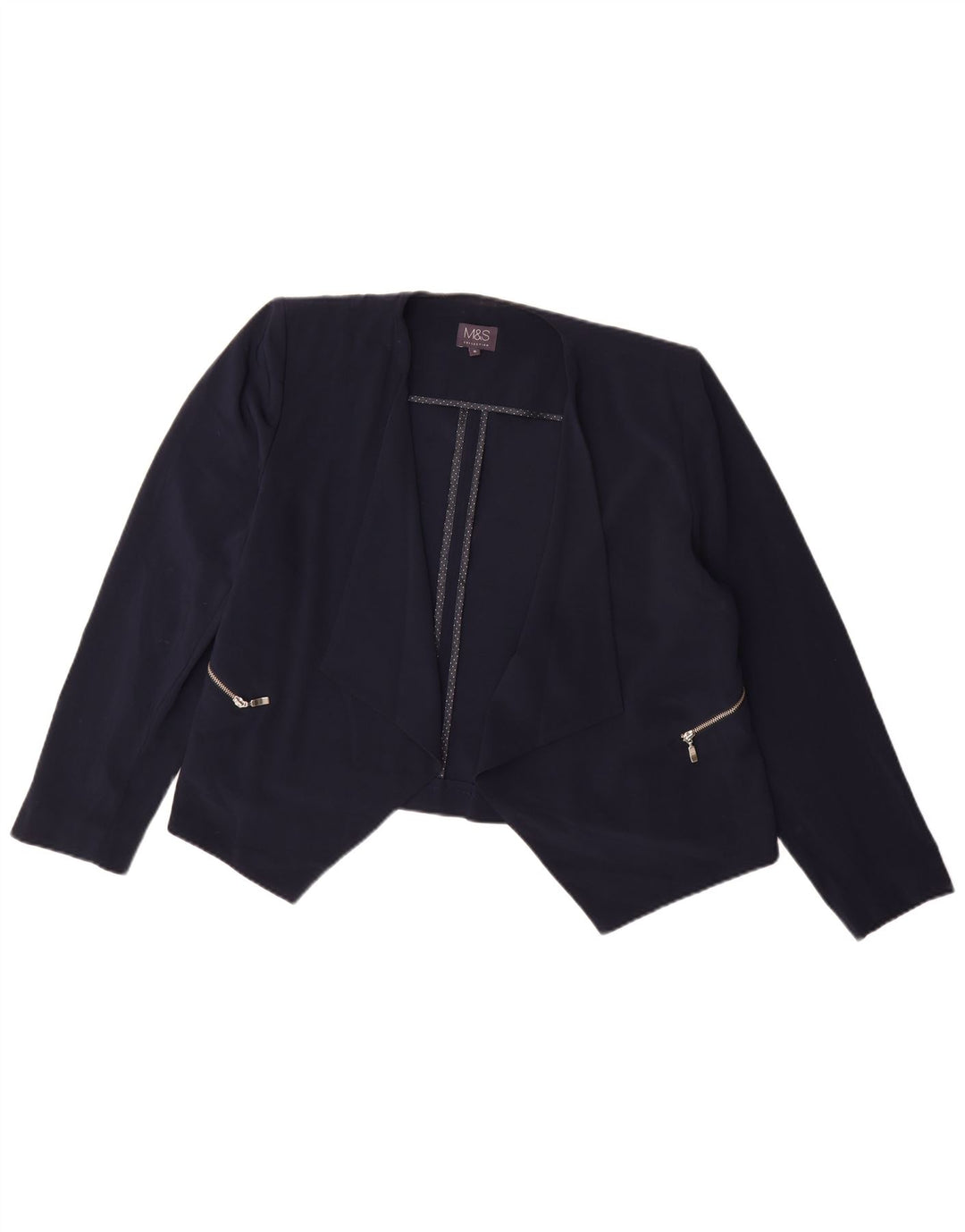 Marks & Spencer Bolero damskie UK 16, duży granatowy poliester