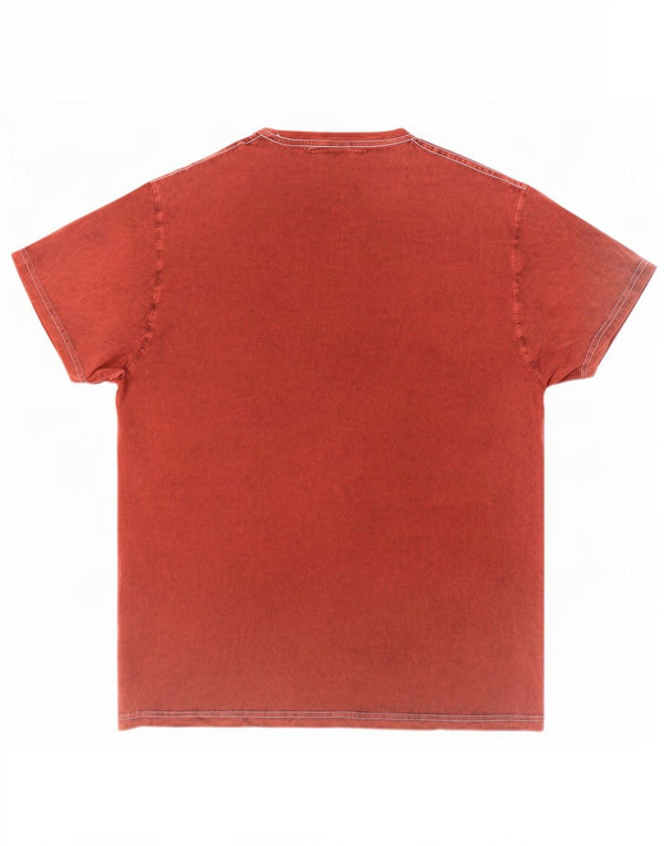 Vintage Mens T-Shirt Top Small Red Cotton