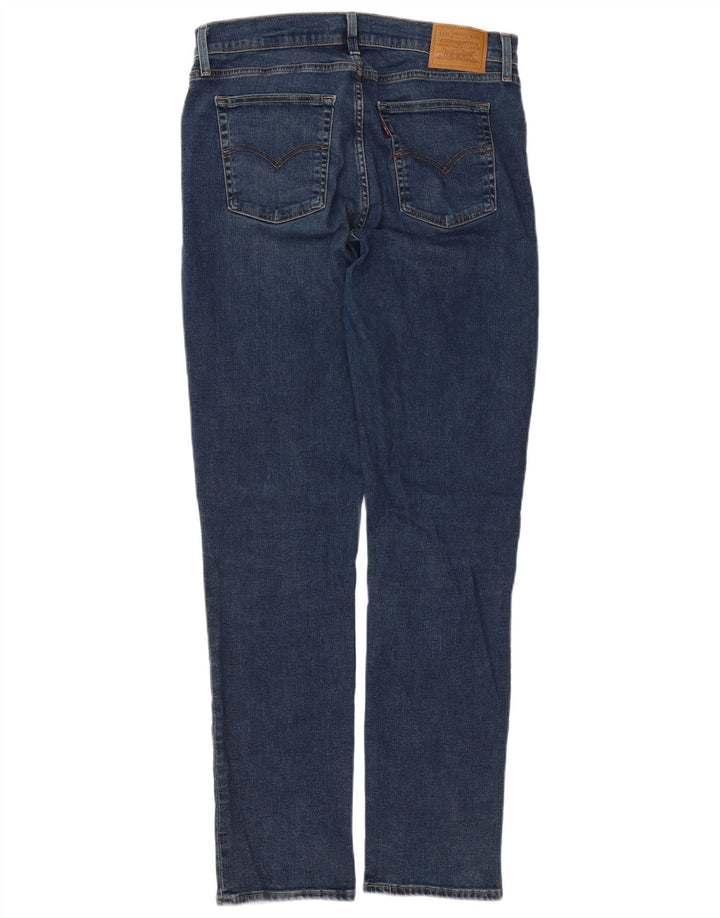 Damskie jeansy LEVI'S 724 z wysokim stanem i wysokim stanem W32 L32 Niebieska bawełna