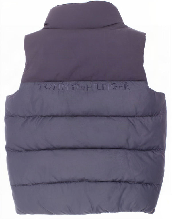 Chłopięca wyściełana kamizelka Tommy Hilfiger z grafiką 5-6 lat, granatowa, poliester