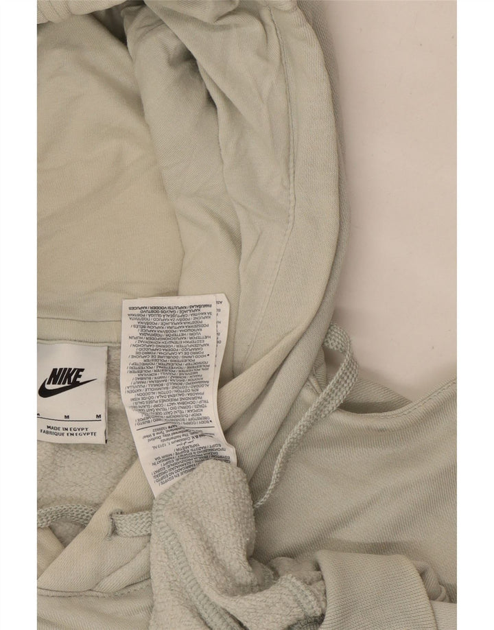 Męski sweter z kapturem Nike, średni zielony, bawełniany