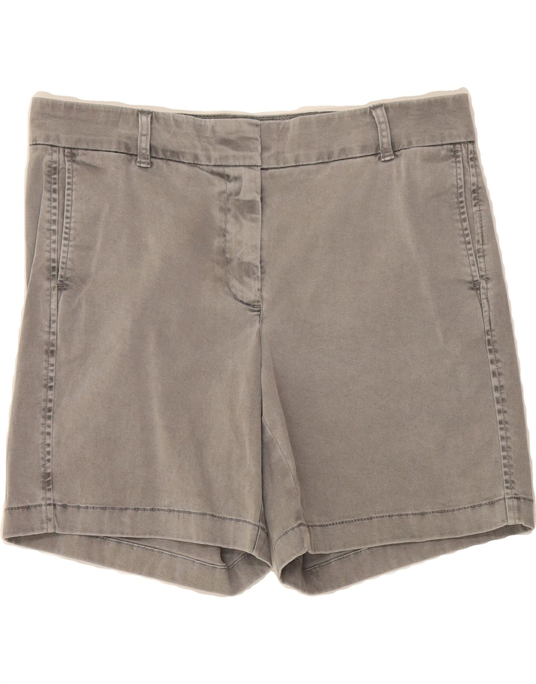 J. CREW Womens Chino Shorts US 10 Large W34 Grey Cotton Vintage J. Crew and Second-Hand J. Crew from Messina Hembry 