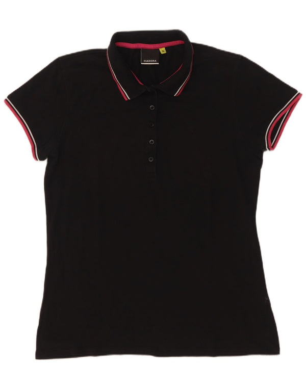 Damska koszulka polo Diadora UK 18 XL czarna