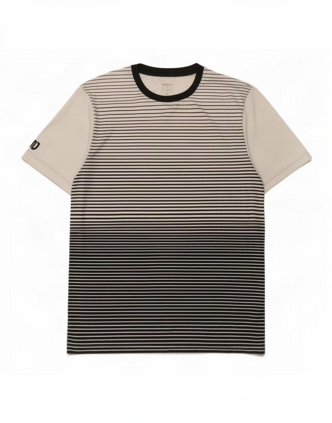 T-shirt męski Wilson, duży, poliester w białe paski