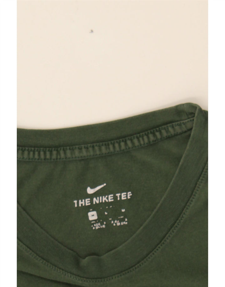 NIKE Mens Graphic T-Shirt Top Medium Green Vintage Nike and Second-Hand Nike from Messina Hembry 