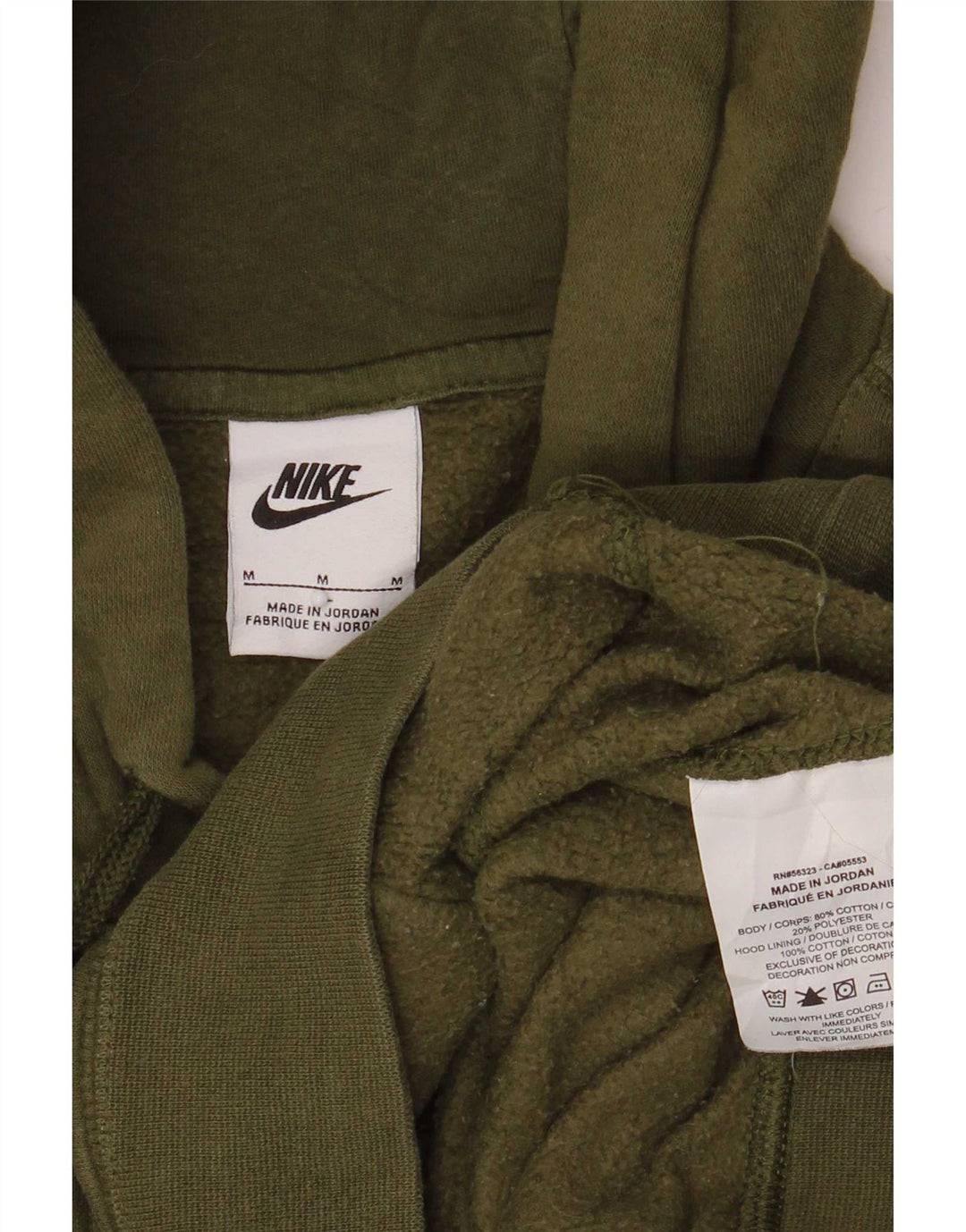 Męska bluza z kapturem Nike, średnia, bawełniana khaki